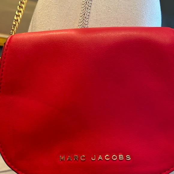 Marc Jacobs Red Leather Gold Chain Bag - Picture 3 of 15